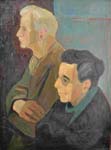 002 Meine Eltern, 1949, Öl, 80 x 60 cm
