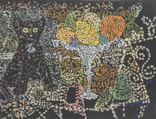 Carl Marx, ohne Titel, o. J., Gouache auf Papier, 37 x 49 cm