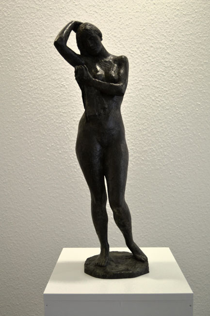 Handtuchmädchen, 1955, Bronze, Höhe 59,5 cm