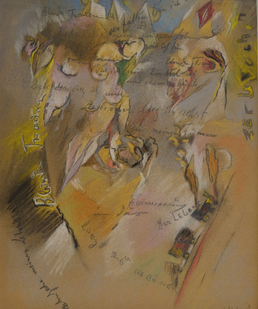 Document humain II, 1922, Pastell, 31 x 25,5 cm