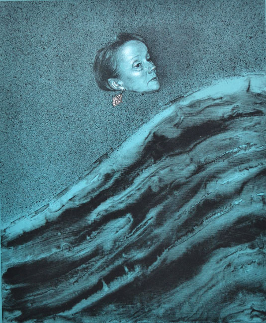Gisela, 2000, Farblithographie, 44 x 36,5 cm