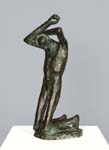 Der Geschlagene, 1949, Bronze, Höhe 49 cm