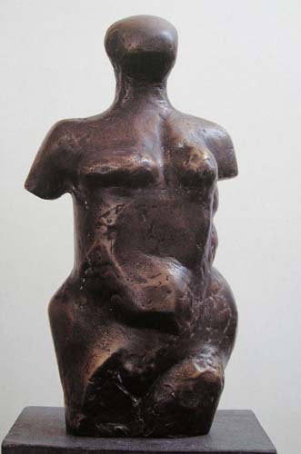 Kleiner Torso A 1972 Bronze H 28 cm