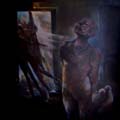 Exit, 1982, Acryl auf Hartfaser, 120 x 120 cm